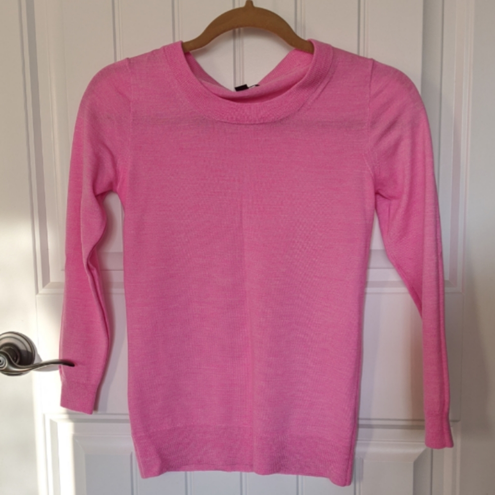 Pink wool JCrew crewneck size XS